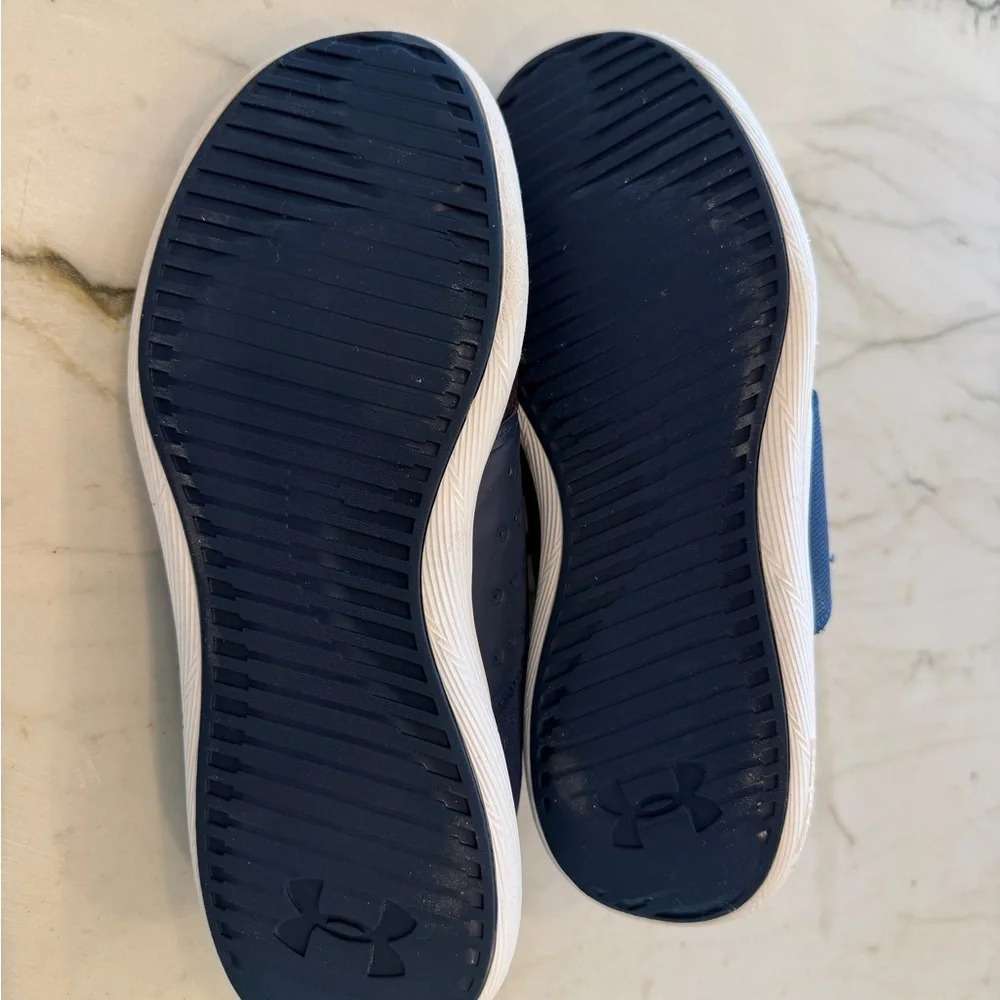Under Armour Kids' Blue and Red Sneakers